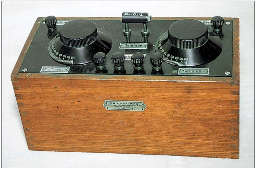 Radiotechnik Radio Almag Altona Detektor
