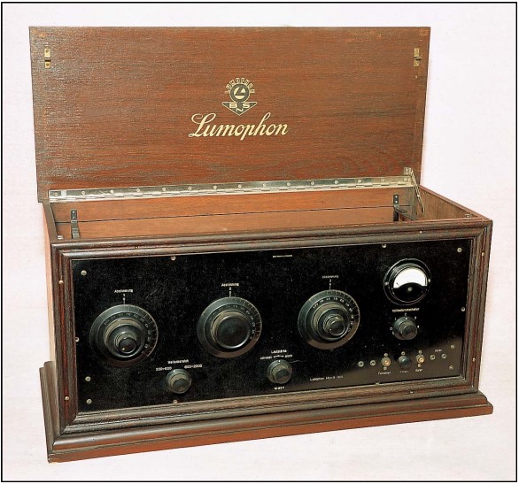 lumophon achtroehren batterie empfaenger hu 8