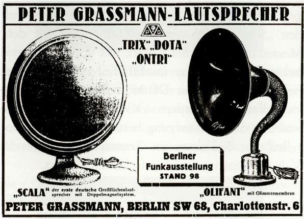peter grassmann lautsprecher berlin