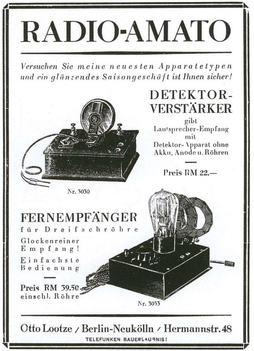 radiotechnik radio amato 3033