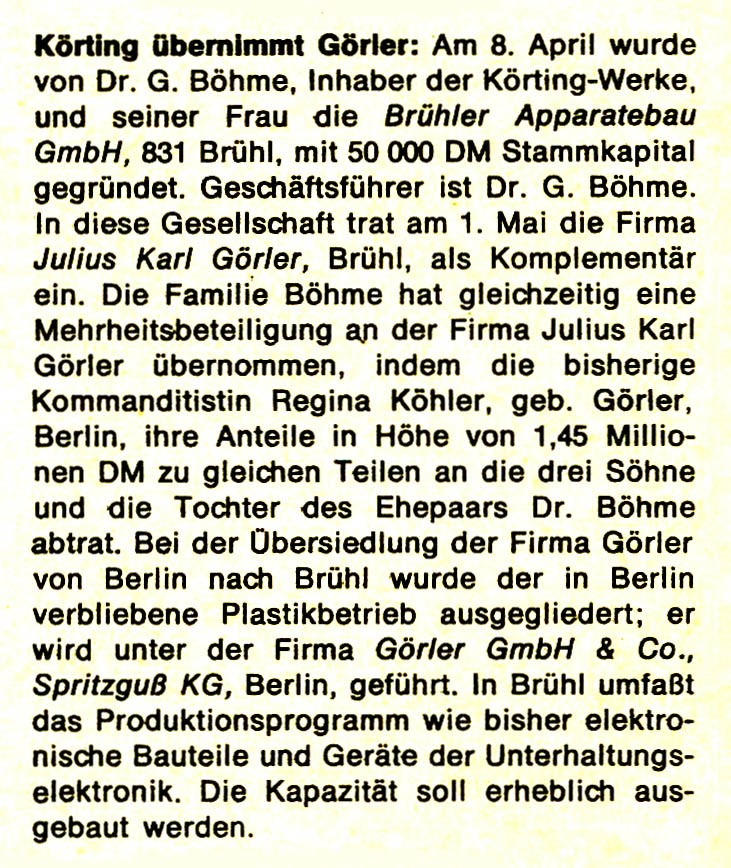 koerting radio chronik - burosch