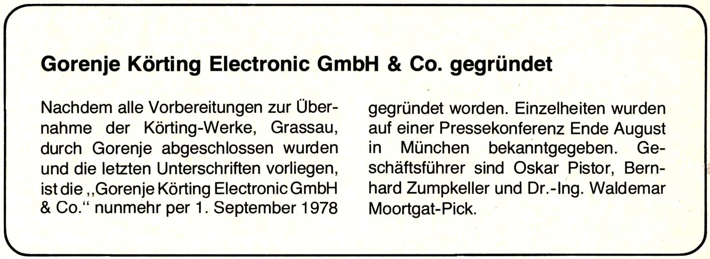 koerting radio chronik - burosch