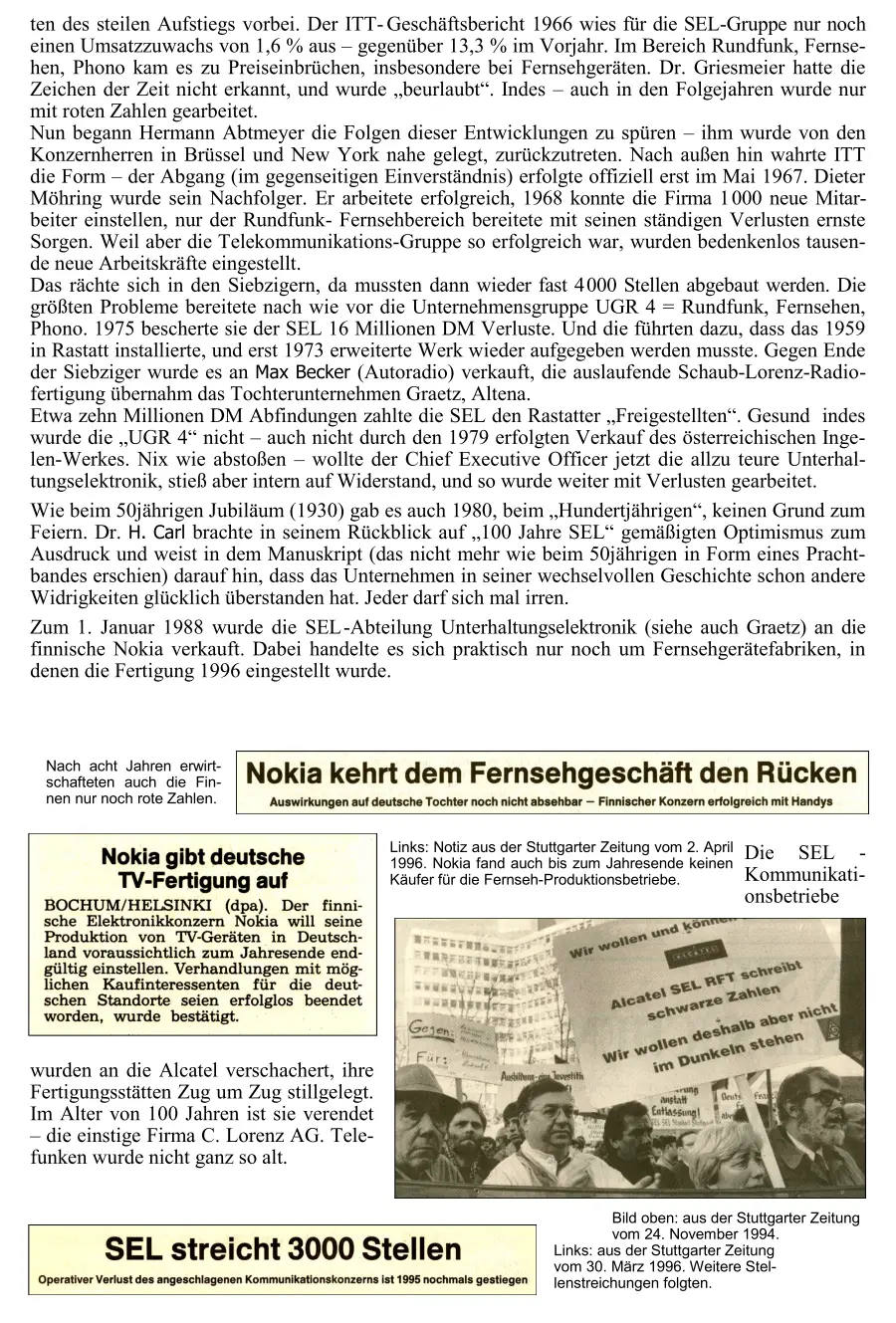 Lorenz Radiochronik Radiogeschichte Radiotechnik