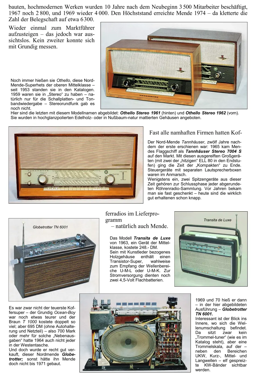 Nordmende Radiochronik Radiogeschichte Radiotechnik