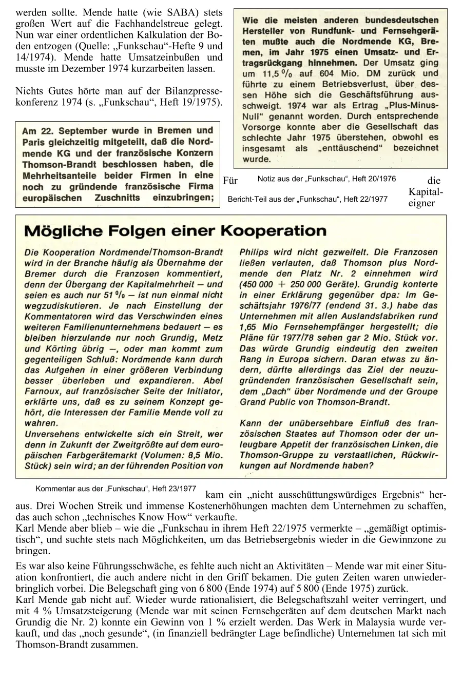 Nordmende Radiochronik Radiogeschichte Radiotechnik