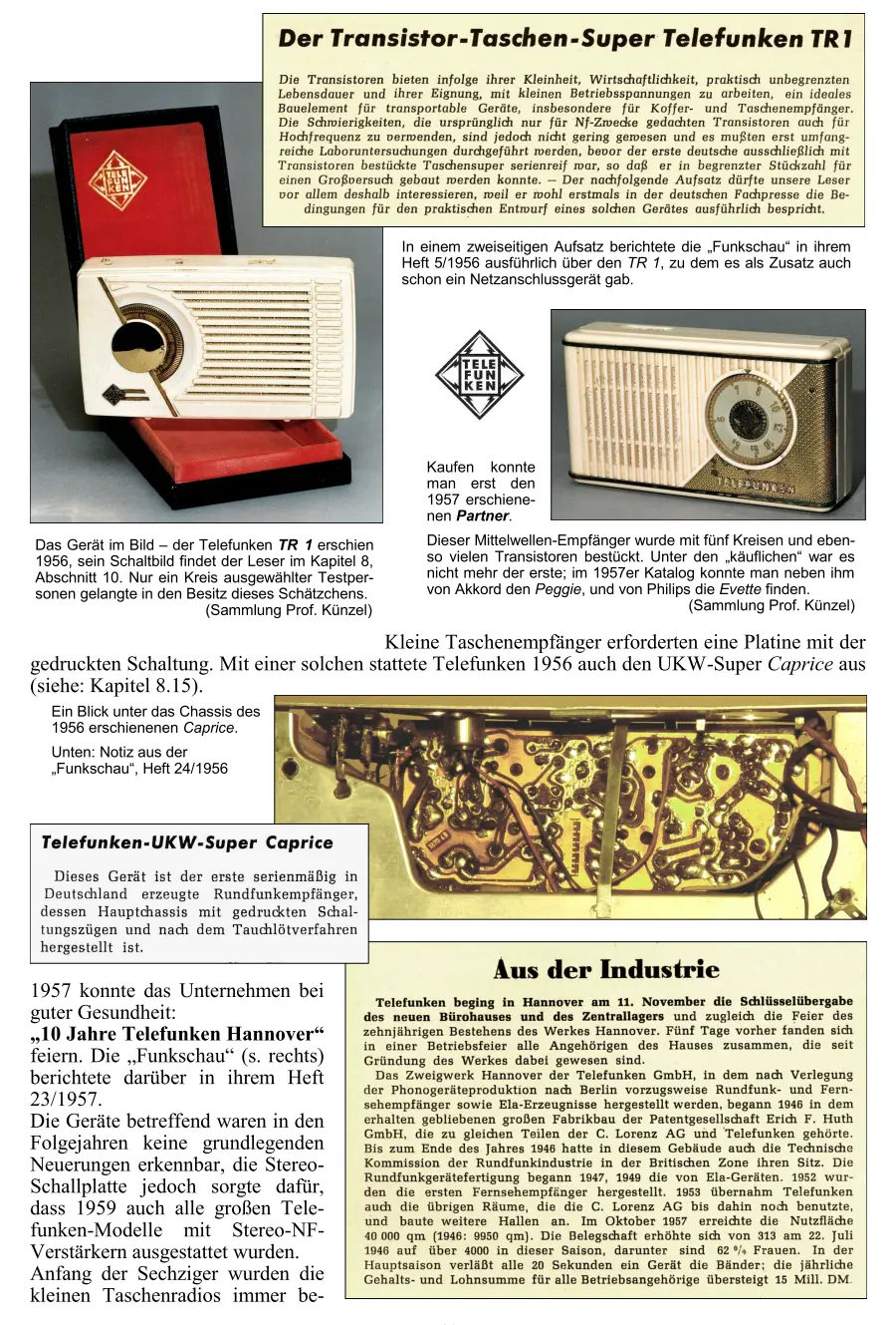 Telefunken Radiochronik Radiogeschichte Radiotechnik