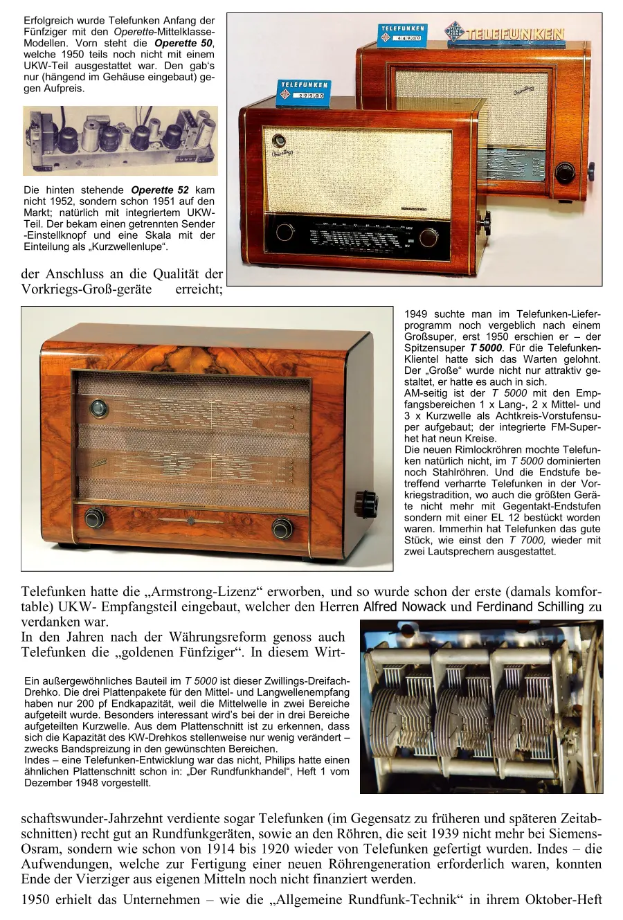 Telefunken Radiochronik Radiogeschichte Radiotechnik