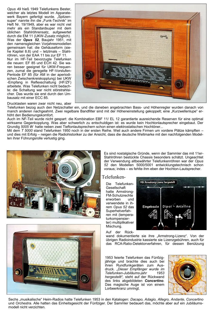 Telefunken Radiochronik Radiogeschichte Radiotechnik