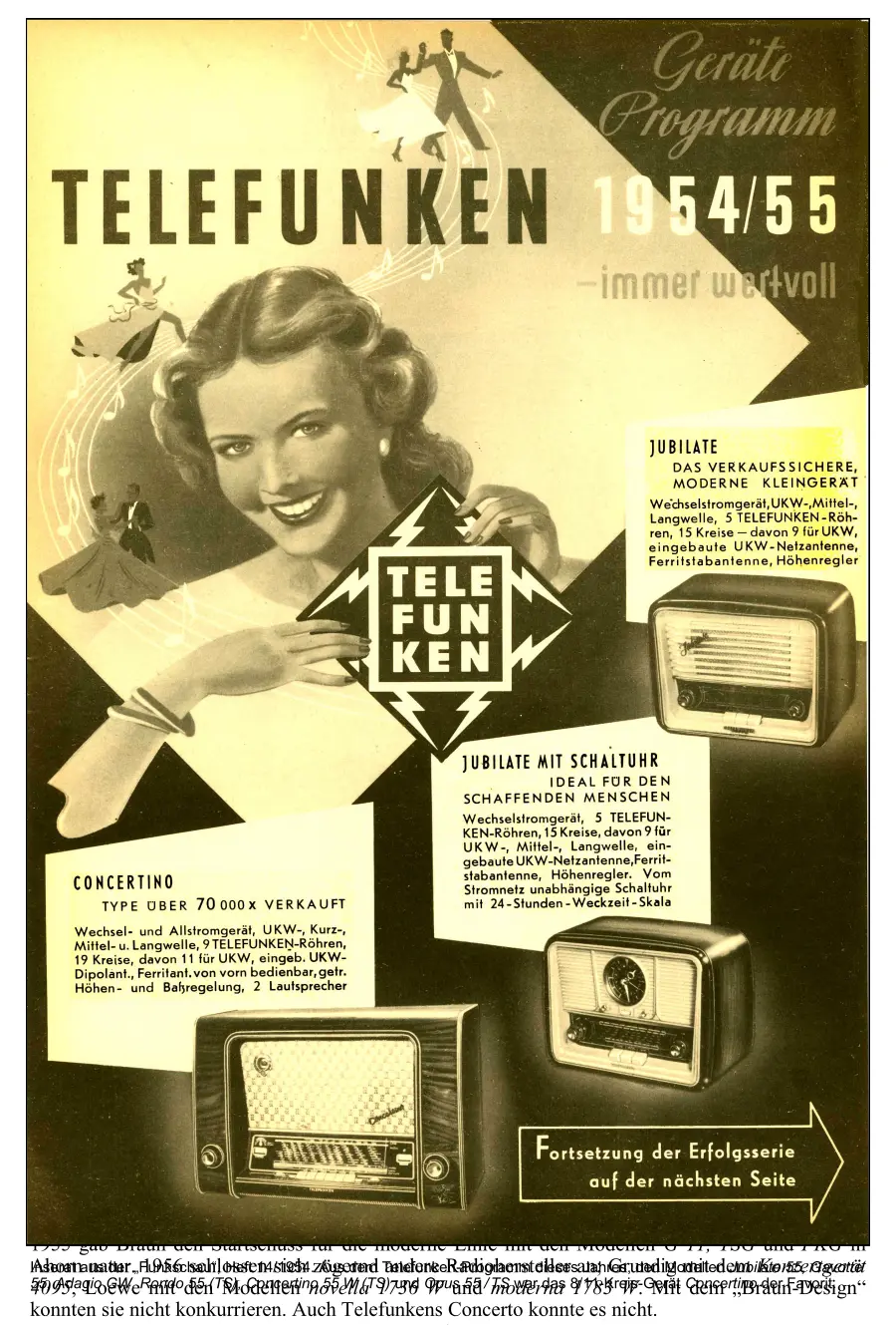 Telefunken Radiochronik Radiogeschichte Radiotechnik
