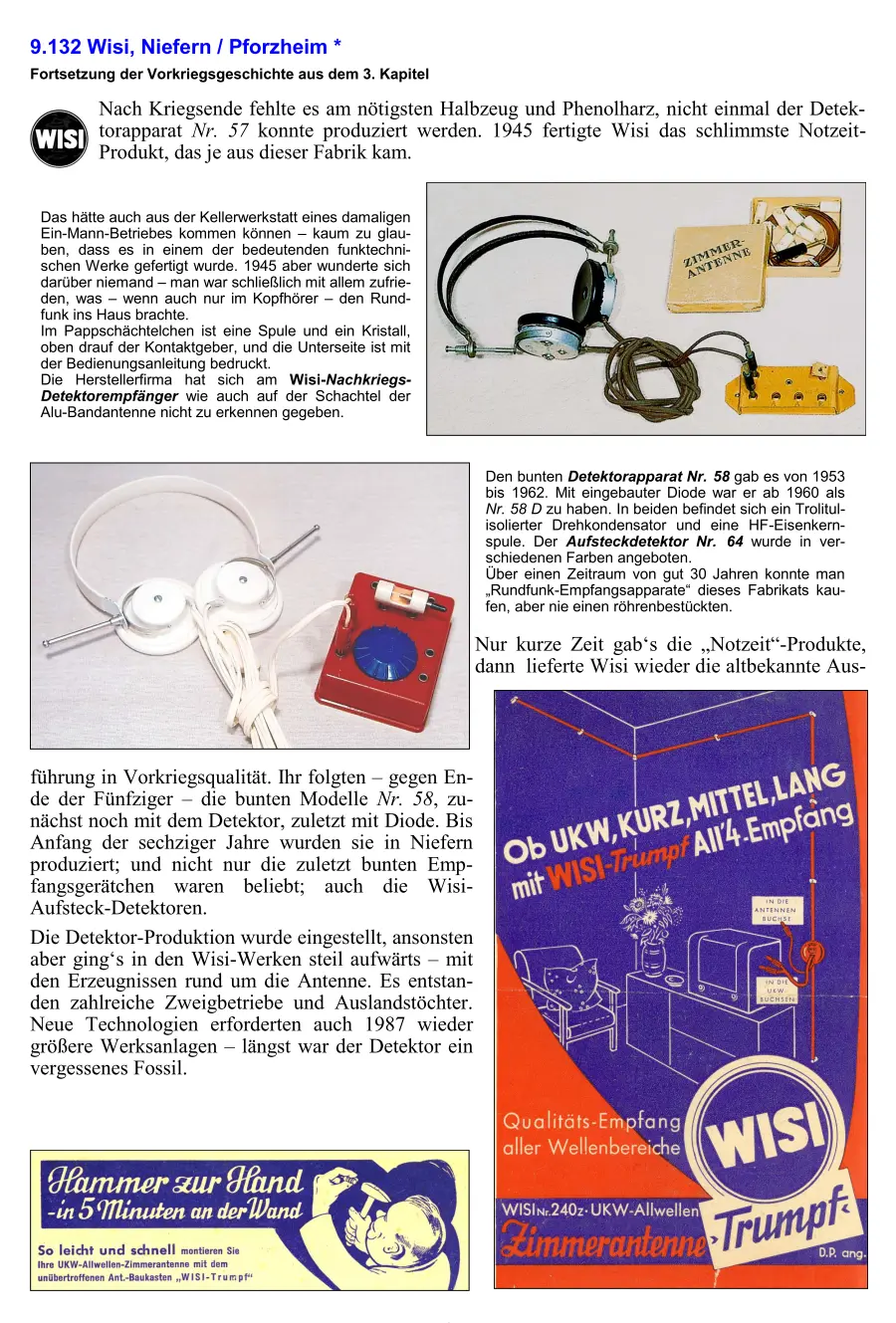 WISI Radiochronik Radiogeschichte Radiotechnik